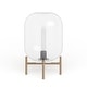 preview thumbnail 11 of 52, Carson Carrington Sagen Glass and Brass Table Lamp