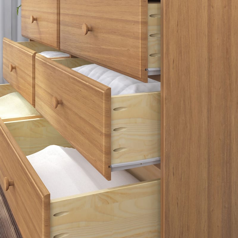 Max and Lily Solid Wood 6-Drawer Dresser