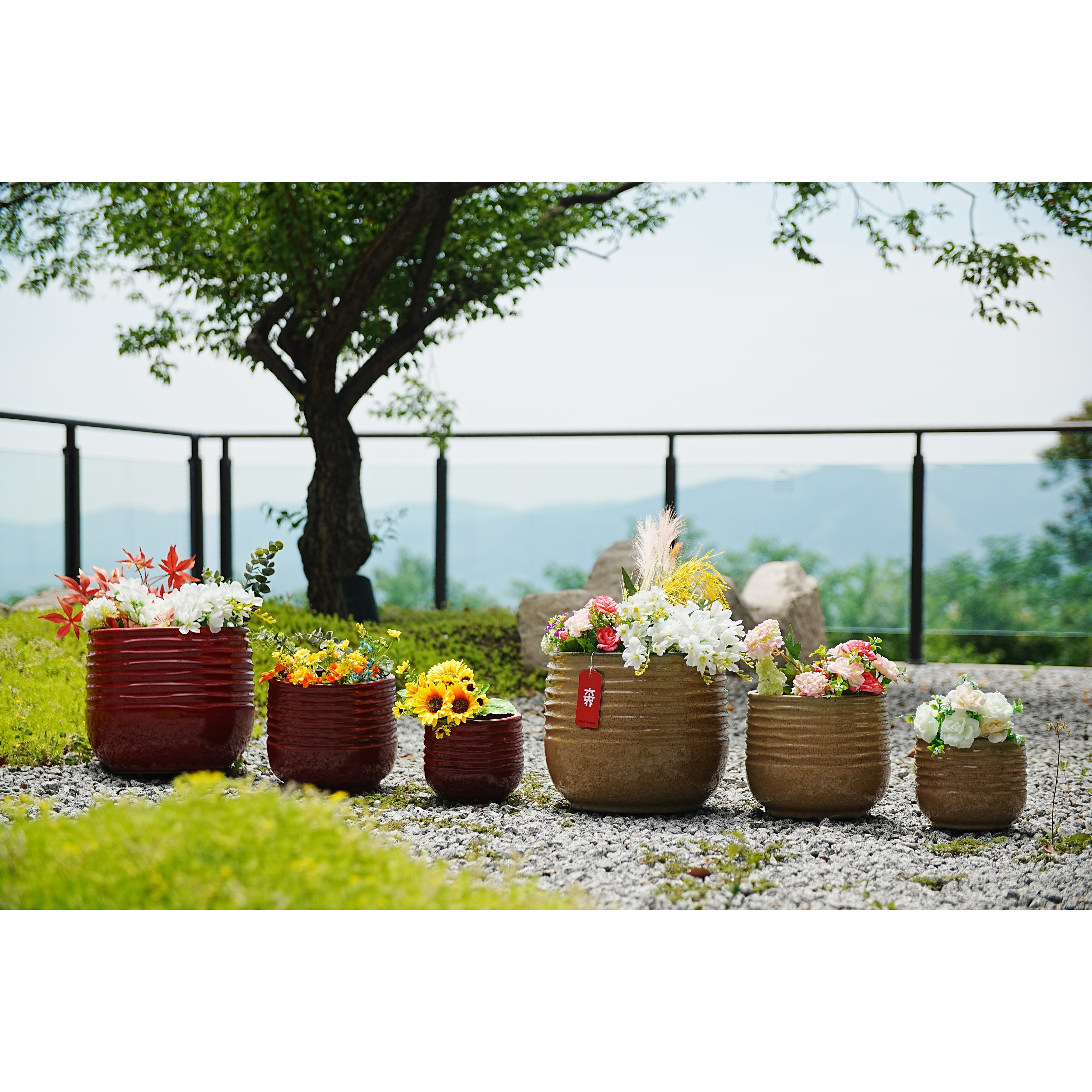 garden planters box Best Choice Products 8x2x2ft Metal Raised Garden Bed, Oval Outdoor Planter Box w/ 4 Support Bars main image 0