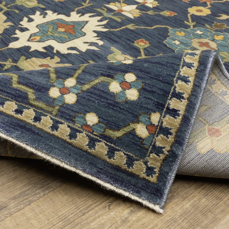 Style Haven Federica Bohemian Oriental Fringe Edge Area Rug