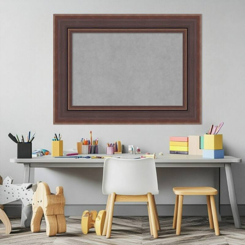 Amanti Art Moab Brown Bronze Framed Magnetic Board