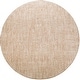 preview thumbnail 13 of 14, Livabliss Masterpiece Modern & Contemporary Area Rug Beige - 5' 3" x 5' 3" Round