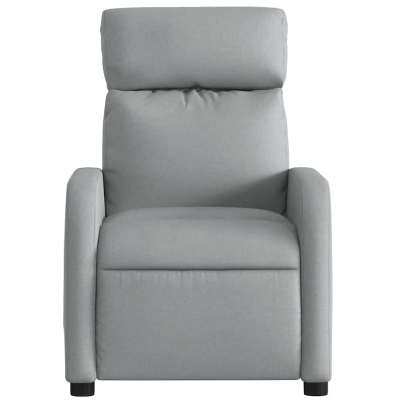 vidaXL Massage Recliner Chair Polyester fabric, metal, plywood