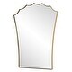 preview thumbnail 4 of 4, Uttermost Monarch Scalloped Arched Vanity Mirror - 30.5'' H X 24'' W X 1'' D