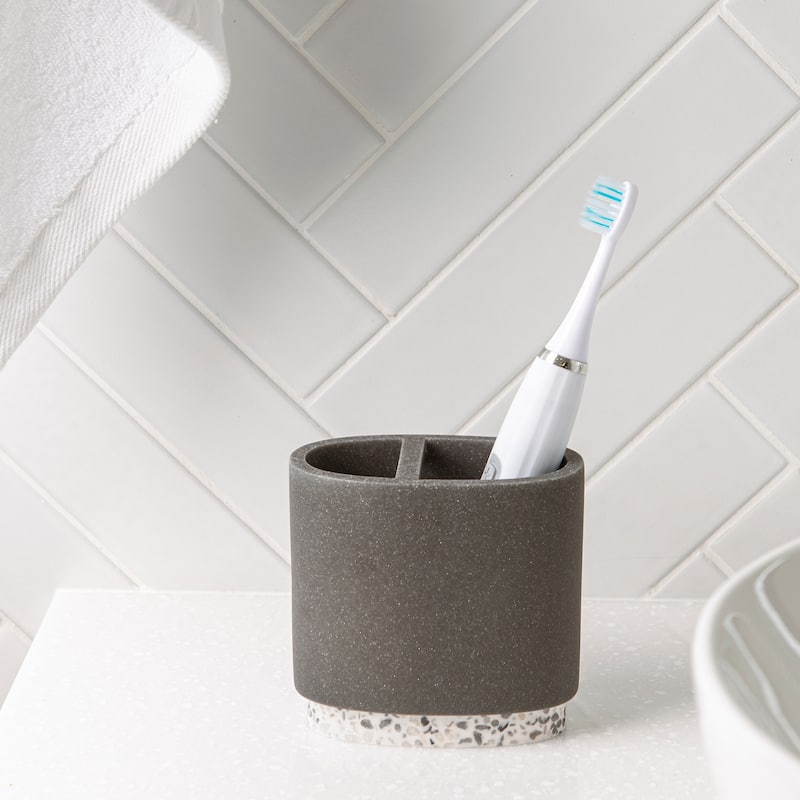 Marcello Stone 3 Piece Bathroom Accessory Set - 3 piece set
