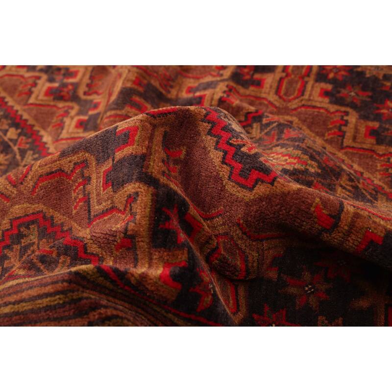 ECARPETGALLERY Hand-knotted Teimani Brown Wool Rug - 3'9 x 6'9