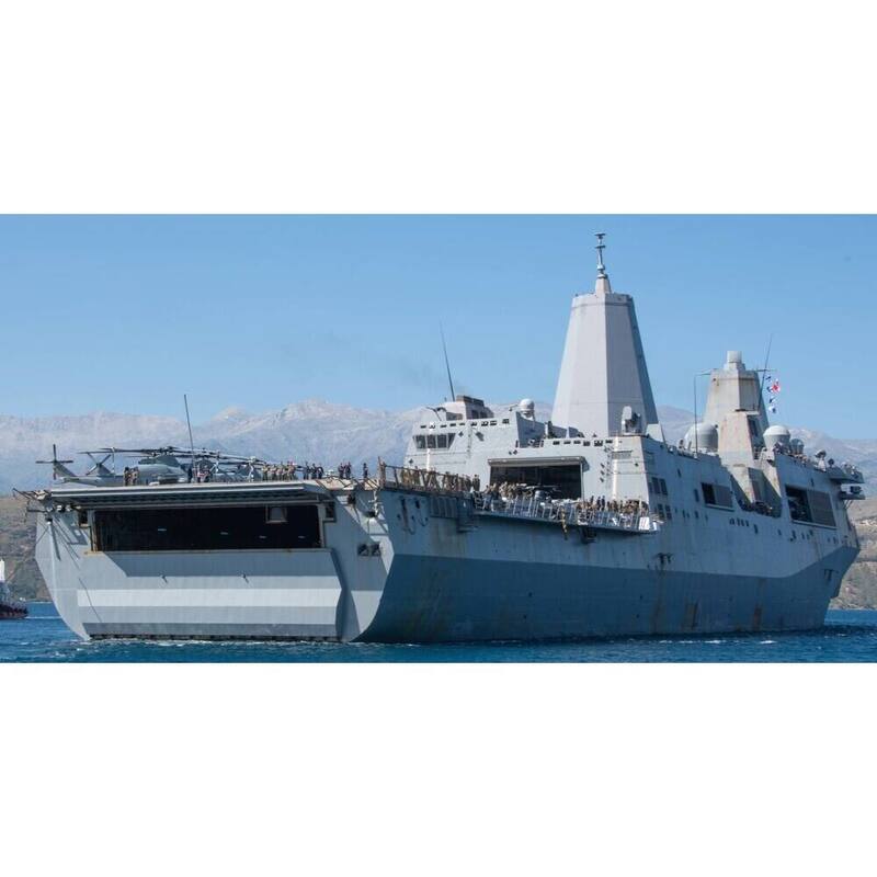 USS San Antonio (LPD-17) Medium - Multi-Color