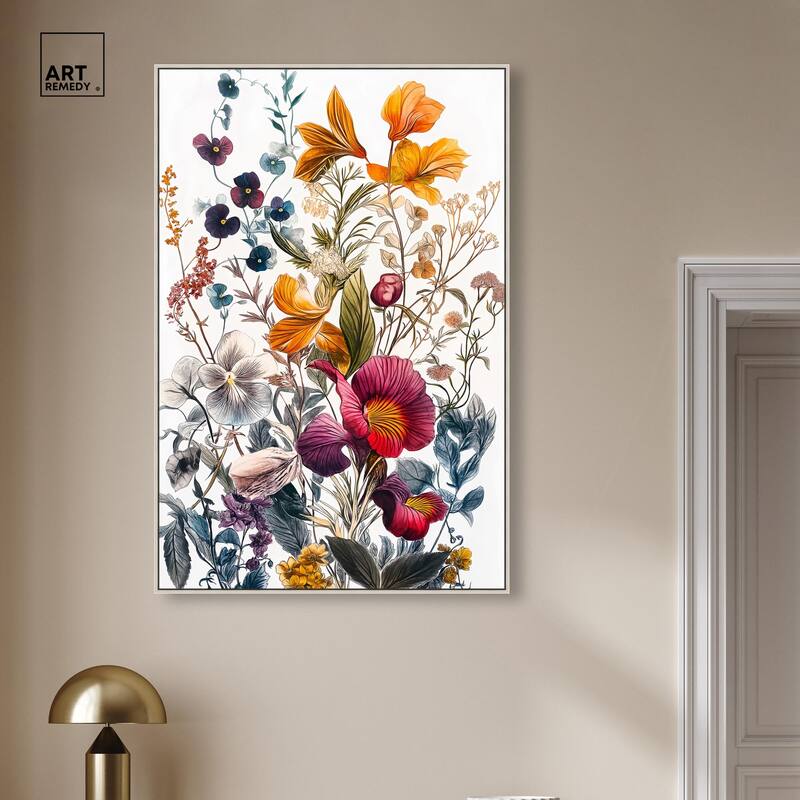 Iris Indigo II Canvas by Art Remedy