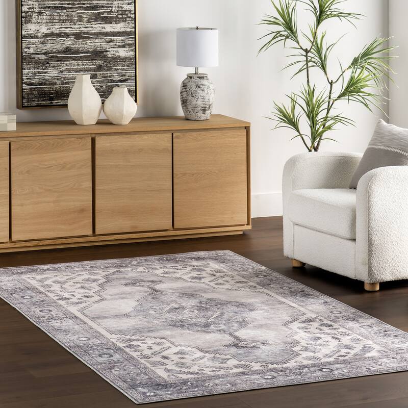 Nuloom Shenai SplashGuard Machine Washable Area Rug