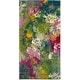 preview thumbnail 18 of 23, SAFAVIEH Watercolor Kyrto Modern Abstract Rug 3' Square - Green/Fuchsia - Square