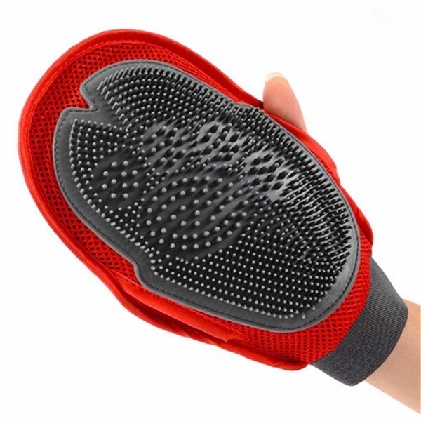 Shop 2 In 1 Pet Glove Grooming Tool Furniture Pet Hair Remover