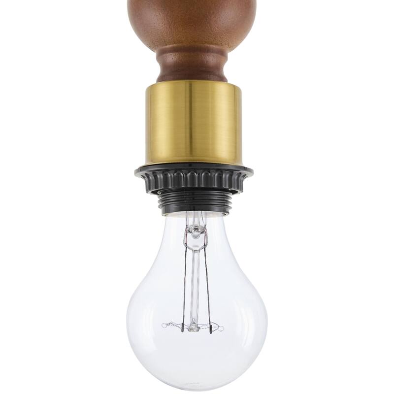 Livabliss Wiluna Rustic Pendant - 14"L x 14"W x 17"H