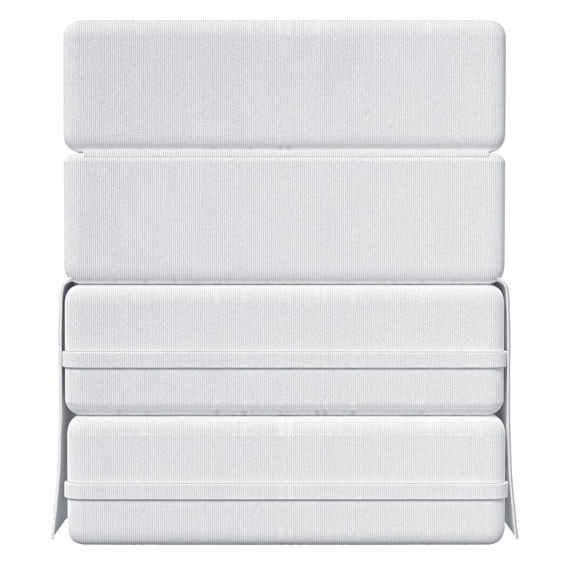 Corduroy Compression Convertible Folding Sectional Sofas (Set of 3)