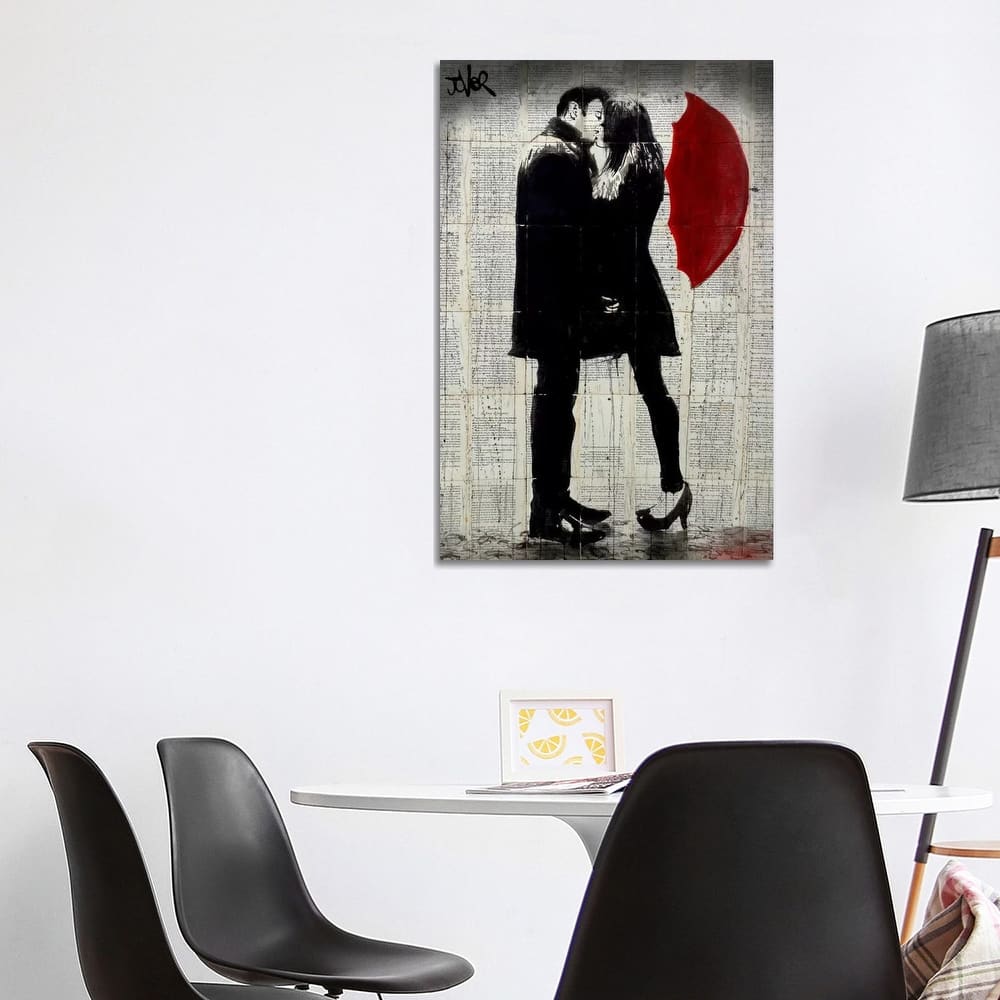 iCanvas "Winter's Kiss" by Loui Jover Canvas Print