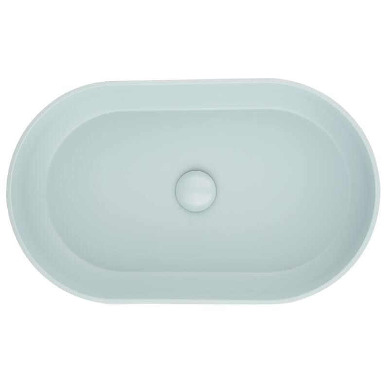Eco-Friendly 24-Inch Acrylic Rectangular Vessel Sink, Durable and Hygienic, for Modern Bathroom Design - 24in L