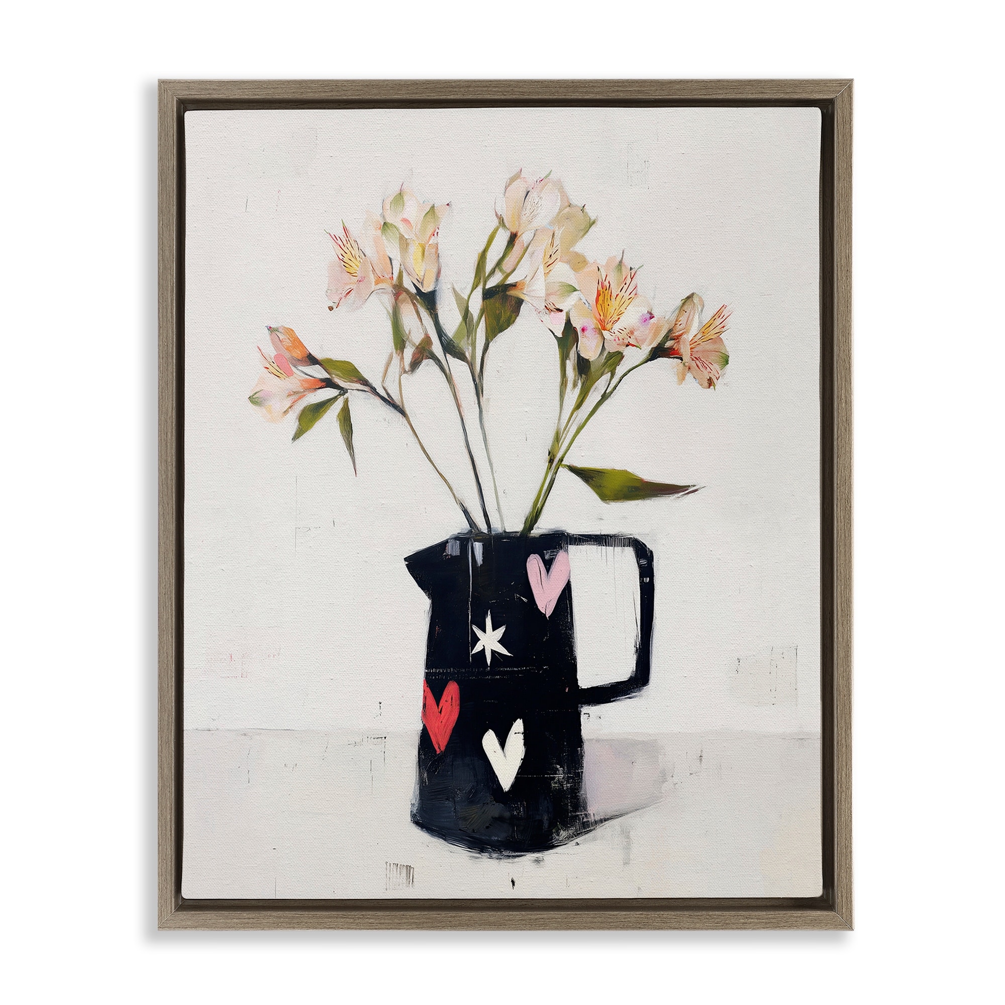 Stupell Urban Mirage of Petals Framed Floater Canvas Wall Art Design By Svetlana Aleynikova