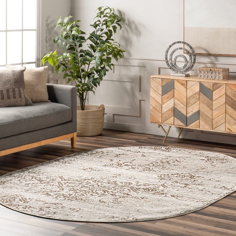 Nuloom Freja Faded Floral Area Rug