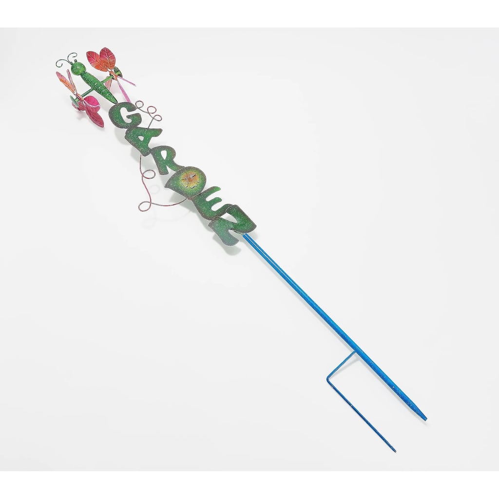 Metal kinetic stake, Garden