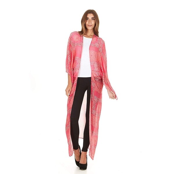 sheer kimono cardigan