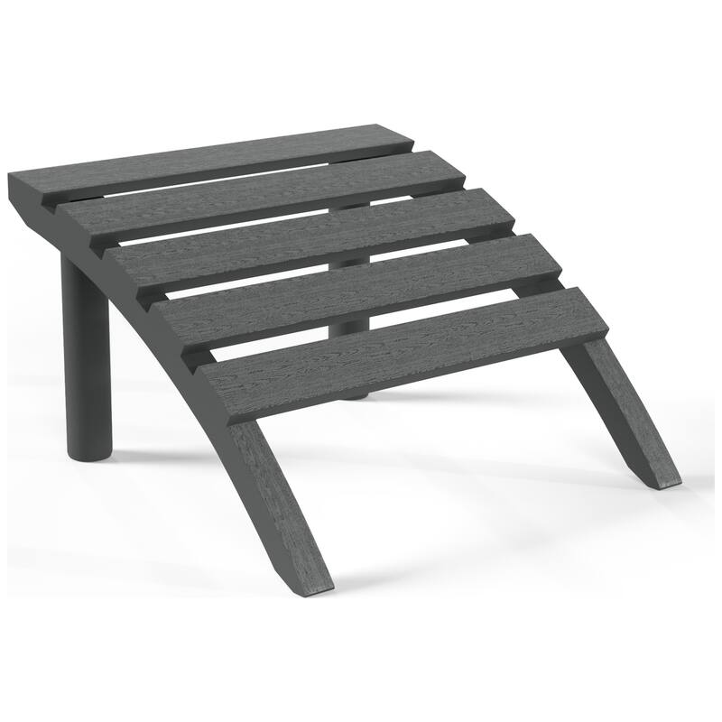 Polytrends Coastline Outdoor Poly Adirondack Ottoman