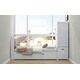 preview thumbnail 16 of 32, Twin Size Platform Bed with Storage Headboard and Footboard, Pull Out Shelves and Twin Size Trundle, Gray