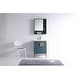 preview thumbnail 38 of 54, 24-inch Modern Bathroom Vanity Set w/ Vitreous China Sink Top