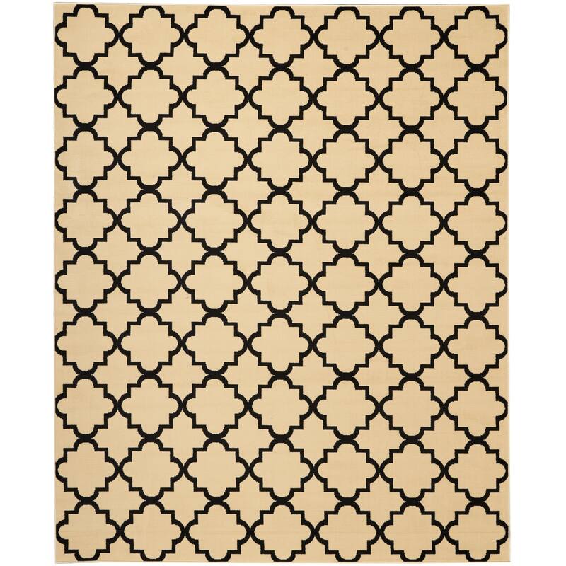 Nourison Grafix Modern Moroccan Trellis Area Rug