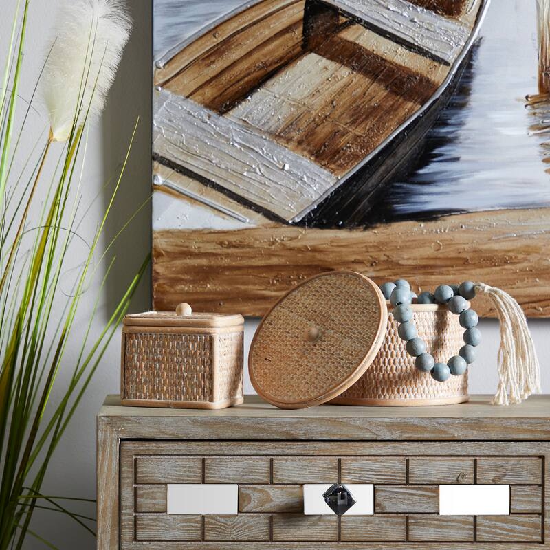 Rattan Storage Box (Set of 2)