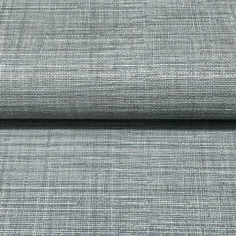 York Wallcoverings Lotus Silk Steel Blue Wallpaper