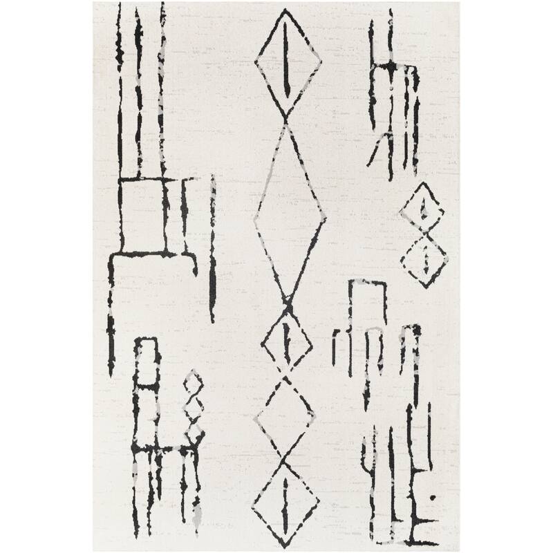 Livabliss Werner Global Washable Machine Washable Area Rug