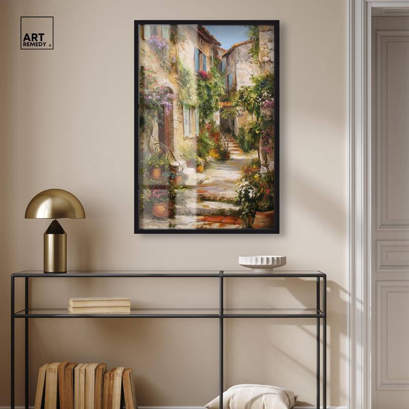 Mediterranean Charm II Shadowbox by Art Remedy