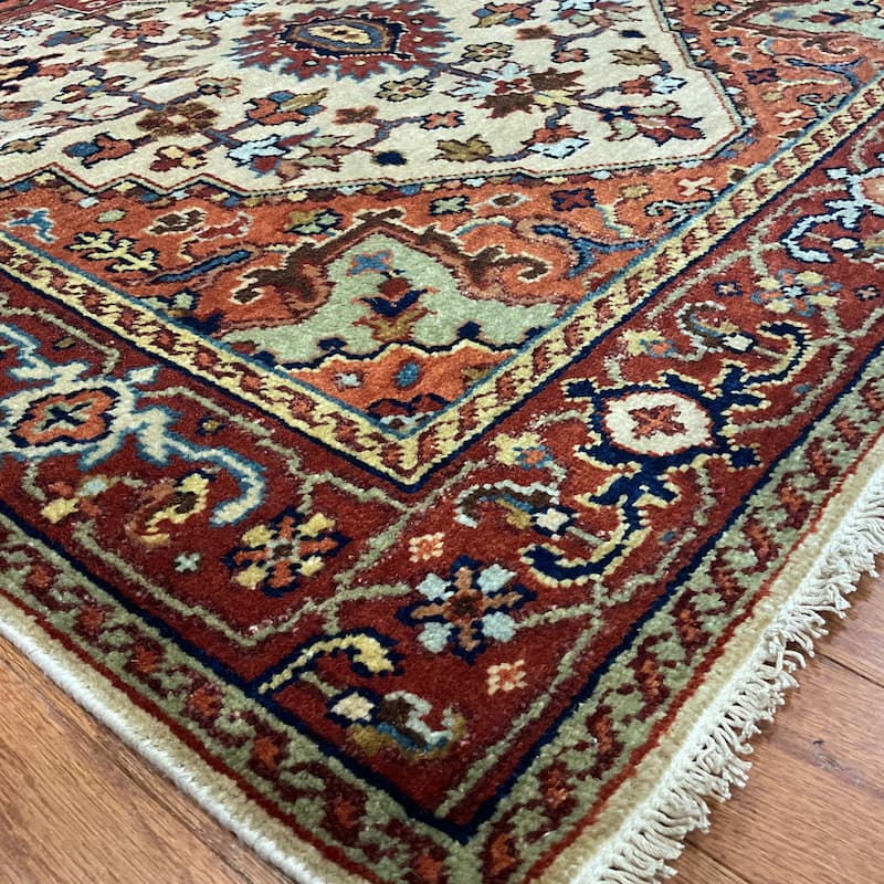 HERAT ORIENTAL Handmade 3' x 5'10 Serapi Wool Rug - 3' x 5'10"