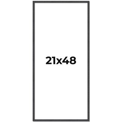 21x48 Frame Brown Solid Wood Picture Frame - Complete Modern Photo