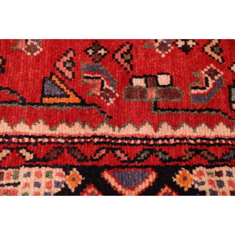 ECARPETGALLERY Hand-knotted Andelz Red Wool Rug - 5'3 x 9'2