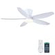 preview thumbnail 11 of 16, 36"/42"/48" Low Profile Ceiling Fan with ABS Blades 3 Color LED Light for Bedroom Living Room APP and Remote Control