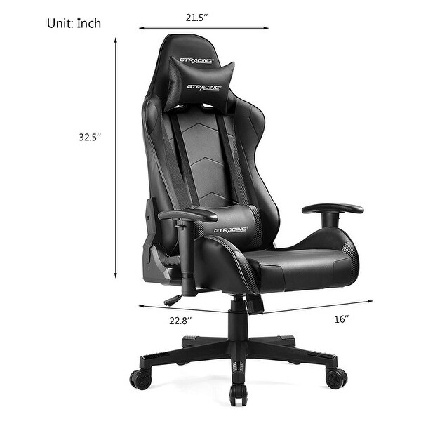 Lucklife Gaming Chair Racing Office Computer Ergonomic Video Game