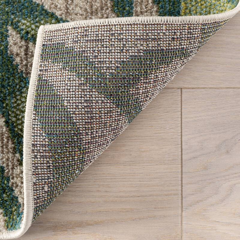 Nuloom Cali Abstract Leaves Area Rug