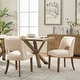 preview thumbnail 76 of 144, Wooden Dining Chairs Set of 2/4/6,Modern Fabric Upholstered Dining Room Chair Kitchen Chairs
