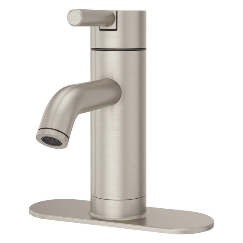Pfister LG42-NP0 Contempra 1.2 GPM Single Hole Bathroom Faucet with - Brushed Gold