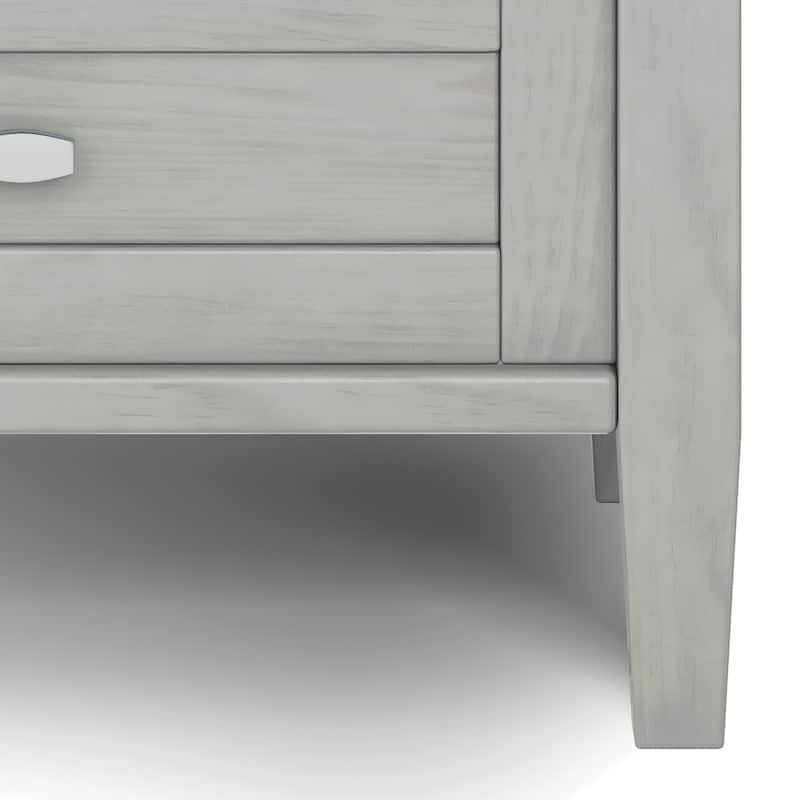 WYNDENHALL Norfolk SOLID WOOD 20 inch Wide Rectangle Transitional End Side Table - 20 inch Wide