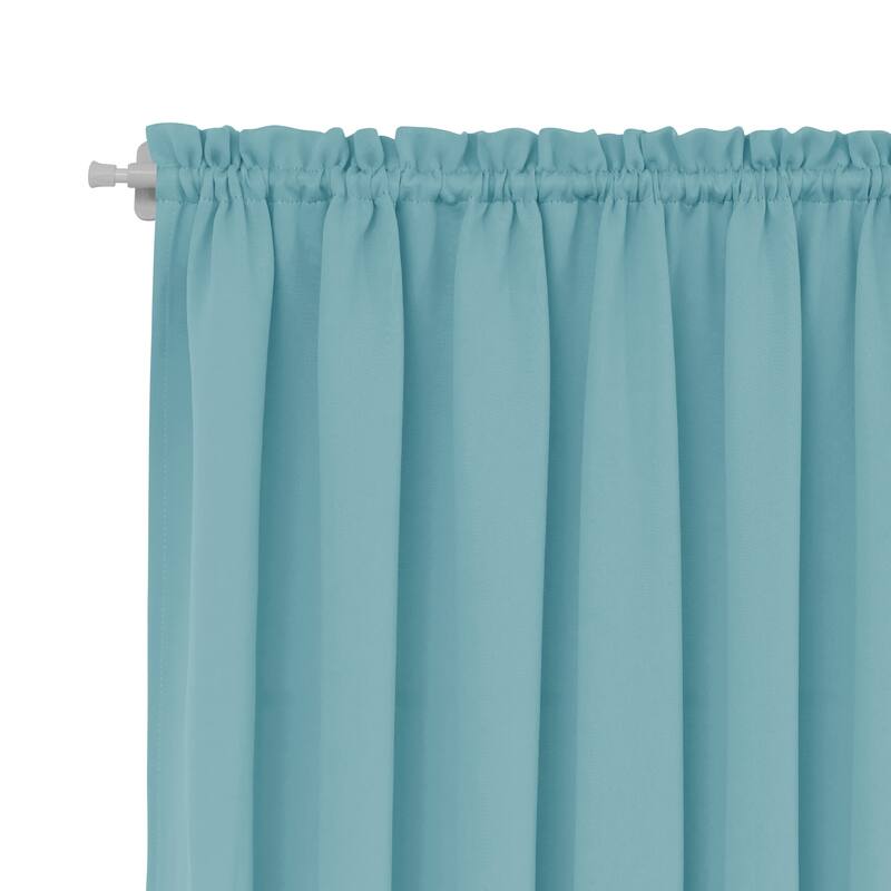 Deconovo French Door Curtain with Rod Pocket and Tieback 1 Panel