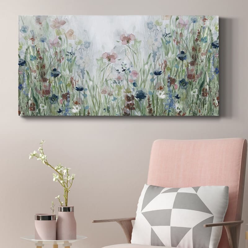 Wildflower Fields- Premium Gallery Wrapped Canvas - Ready to Hang