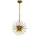 preview thumbnail 5 of 7, 6-Light Modern Gold Sputnik Sphere Chandelier Starburst Satellite Pendant Ceiling Lighting