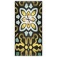 preview thumbnail 4 of 9, Designart 'Ethnic Floral Geometric Ornament' Oversized Contemporary Wall CLock