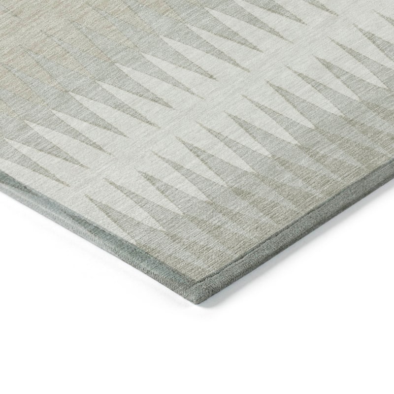 Machine Washable Indoor/ Outdoor Chantille Contemporary Rug