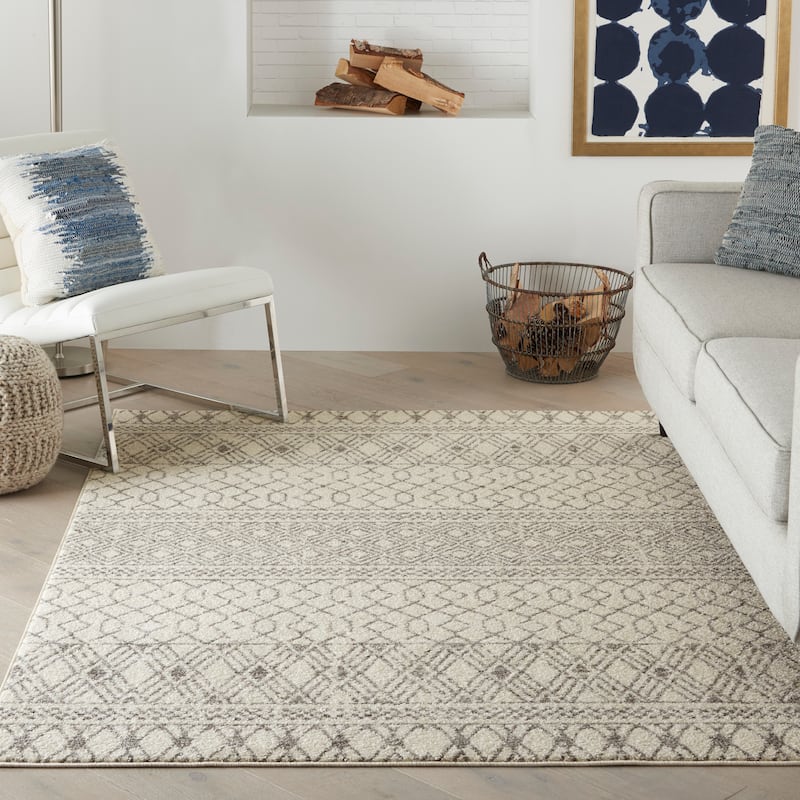 Nourison Passion Moroccan Boho Tribal Geometric Area Rug
