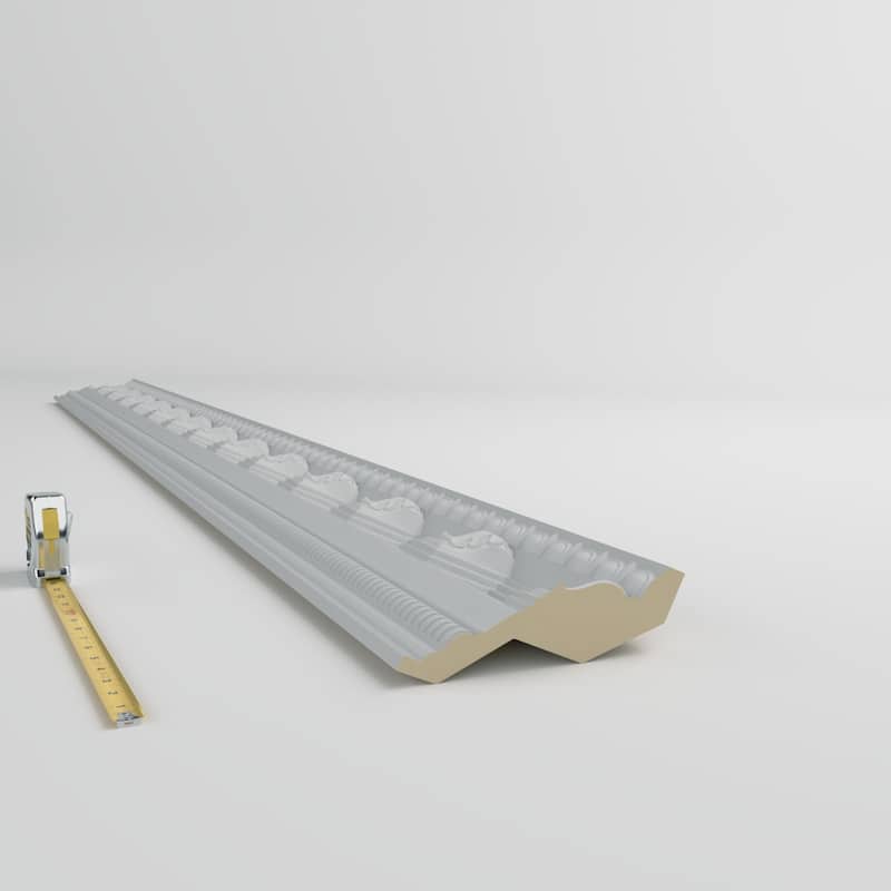 4 3/4"H x 6 5/8"P x 8 1/4"F x 96"L Arianna Crown Moulding - 1-Pack