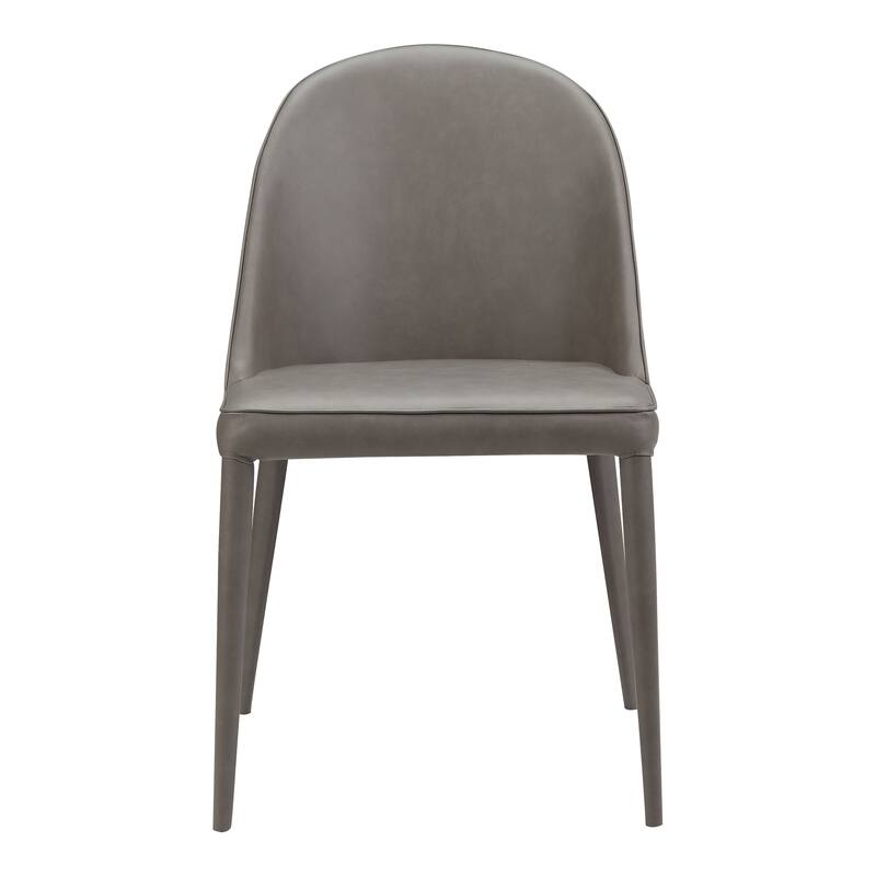 Aurelle Home Beau Modern Vegan Leather Parson Dining Chairs (Set of 2)