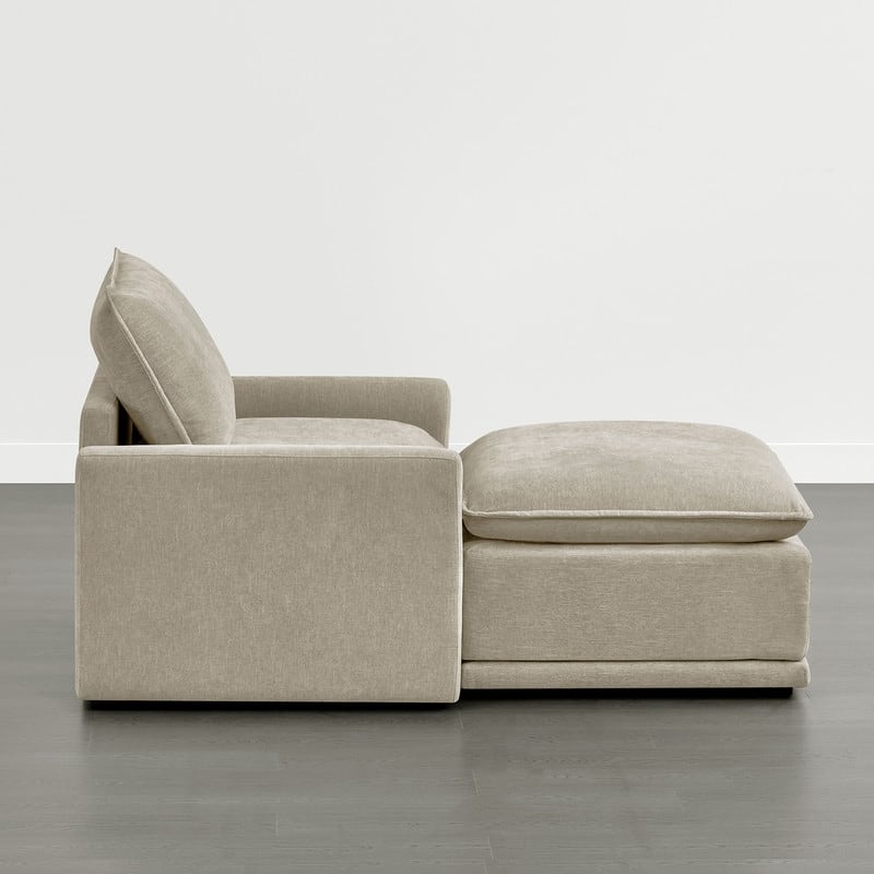 Spruce & Spring Modular Couch Oversized Sectional Sofa for Living Room