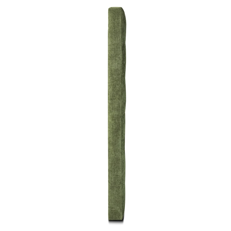 Poly & Bark Napa Fabric Headboard in Distressed Green Velvet